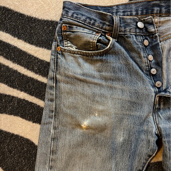 Distressed 501s - Picture 6 of 7